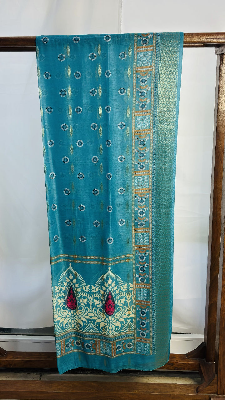 Pankhi Azure Kurta Suit Set