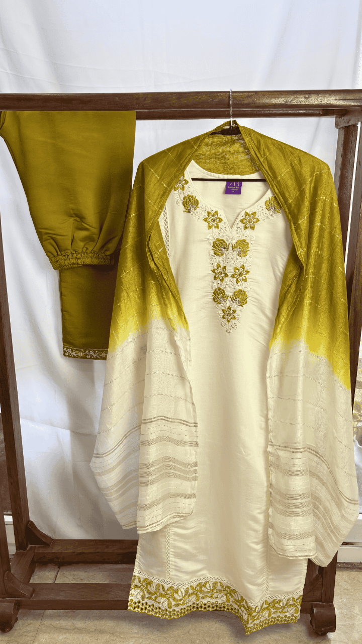 Jaitoon Pearl Kurta Suit Set