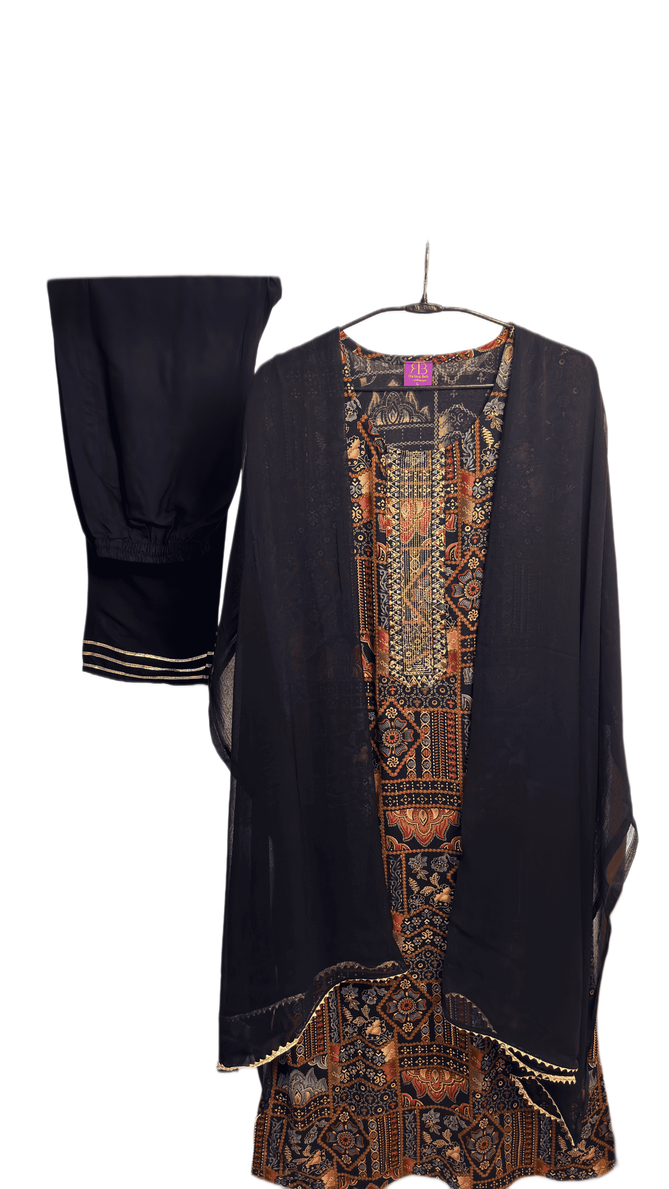 Deep Sapphire Rayon Suit Set