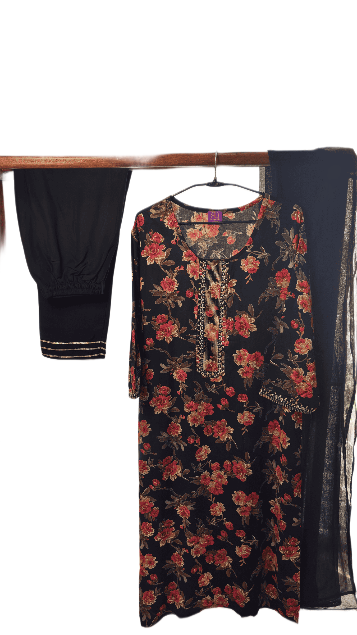 Shyam Regal Rayon Floral Suit Set