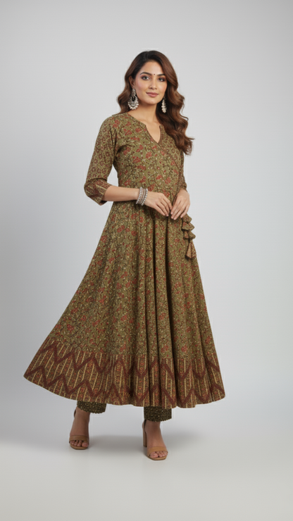 Harit Grandeur Cotton Suit Set