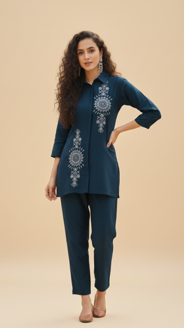 Nila Oasis Chunan Co-ord Set