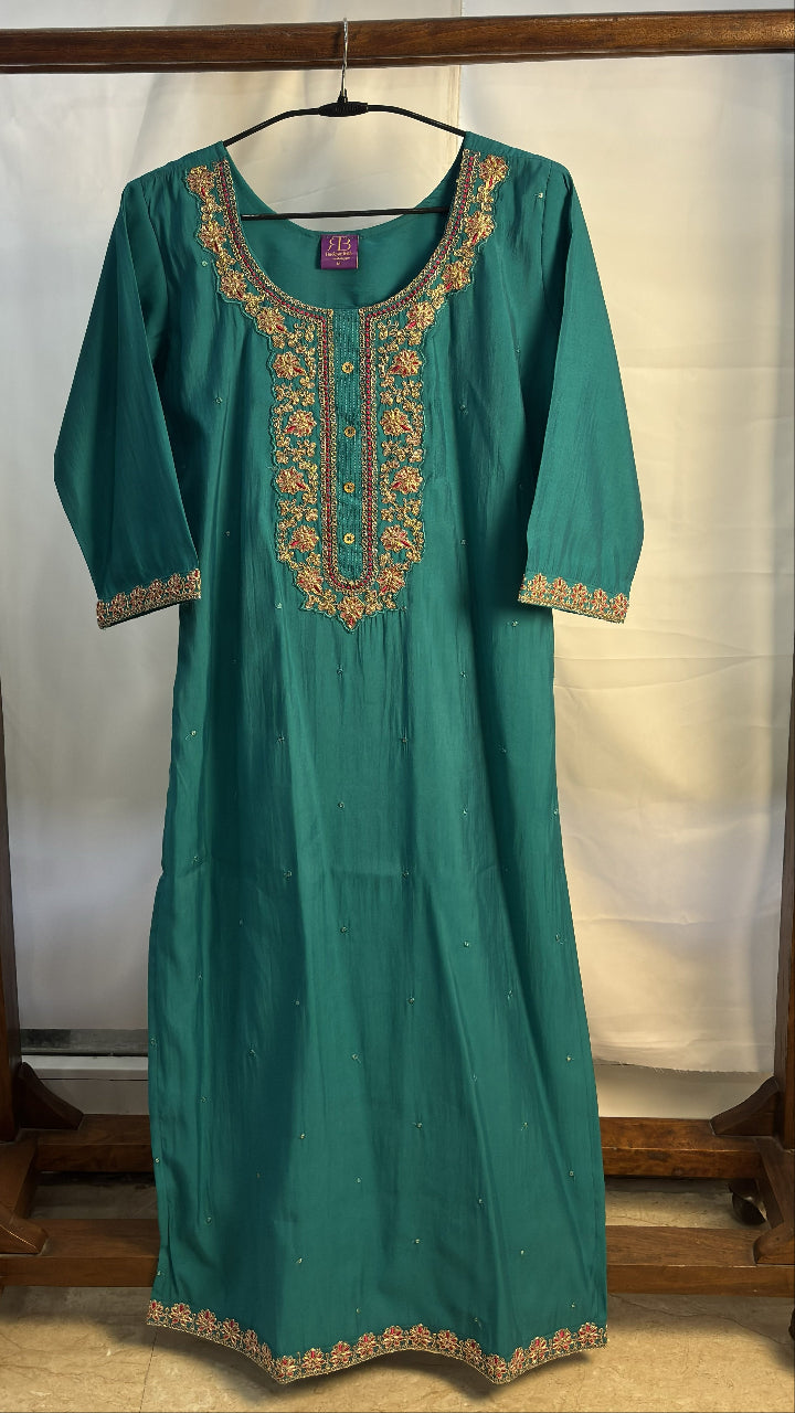Maya Sapphire Kurta Suit Set