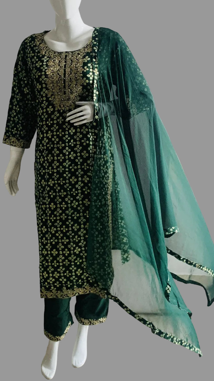 Meher Emerald Kurta Suit Set