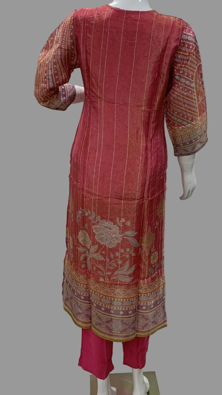 Gulabi Glimmer Kurta Suit Set
