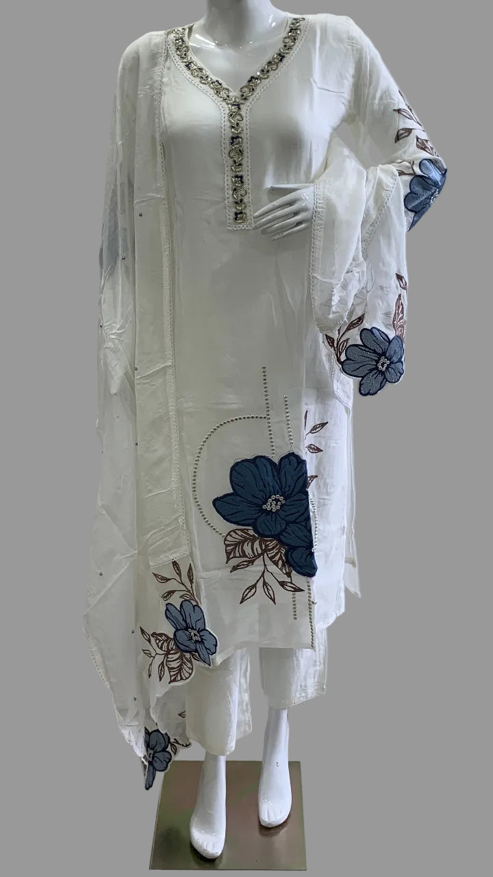 Azure Regal Kurta Suit Set
