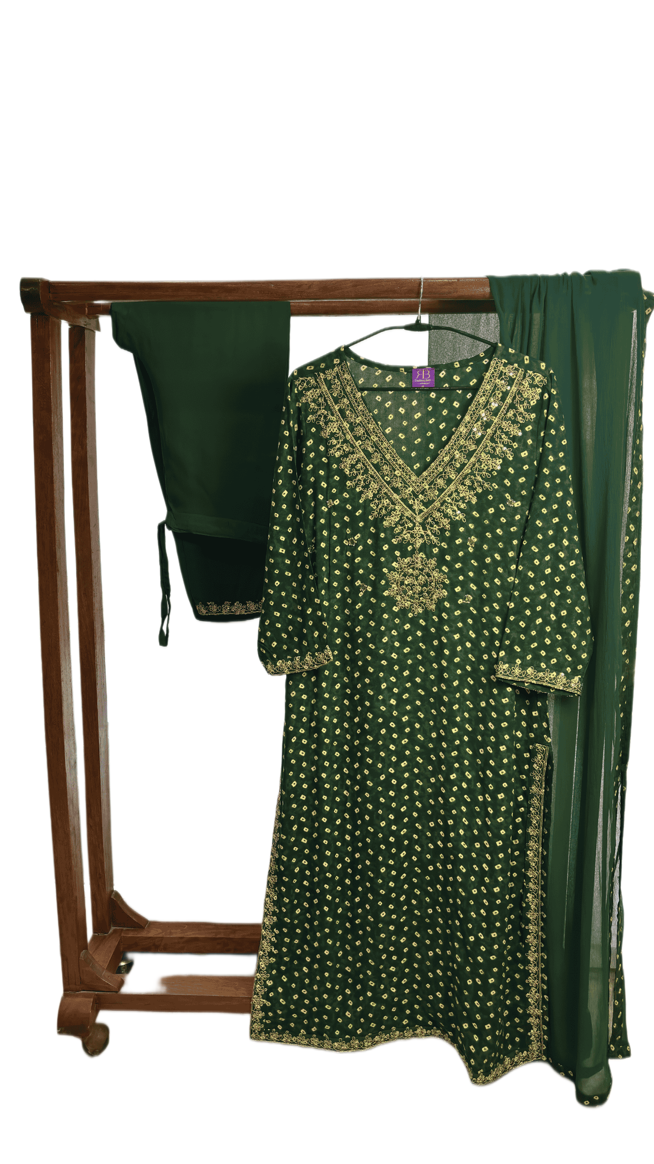 Forest Empress Rayon Suit Set