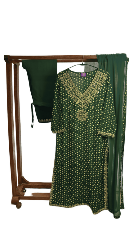 Forest Empress Rayon Suit Set
