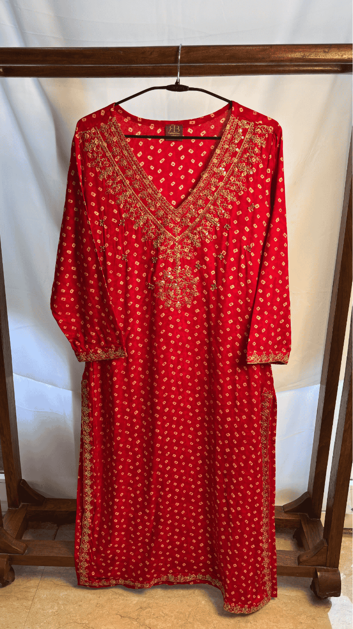 Ruby Empress Kurta Suit Set