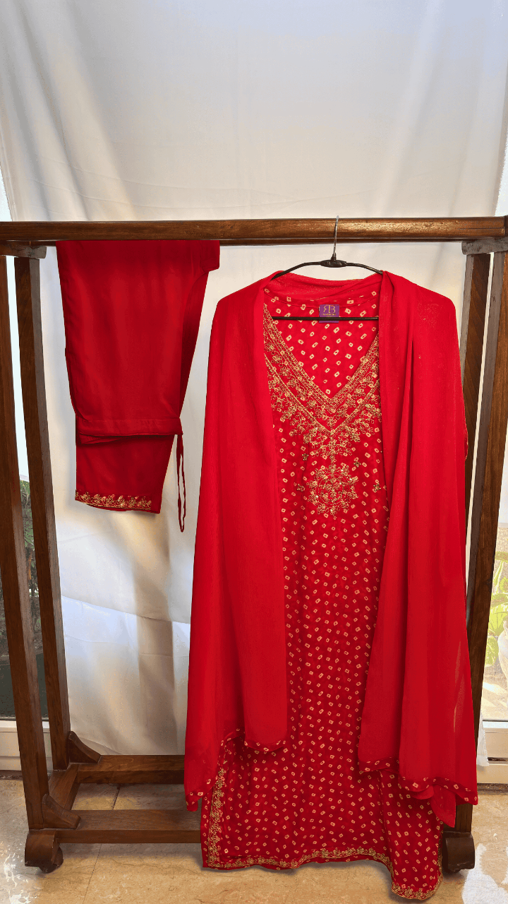 Ruby Empress Kurta Suit Set