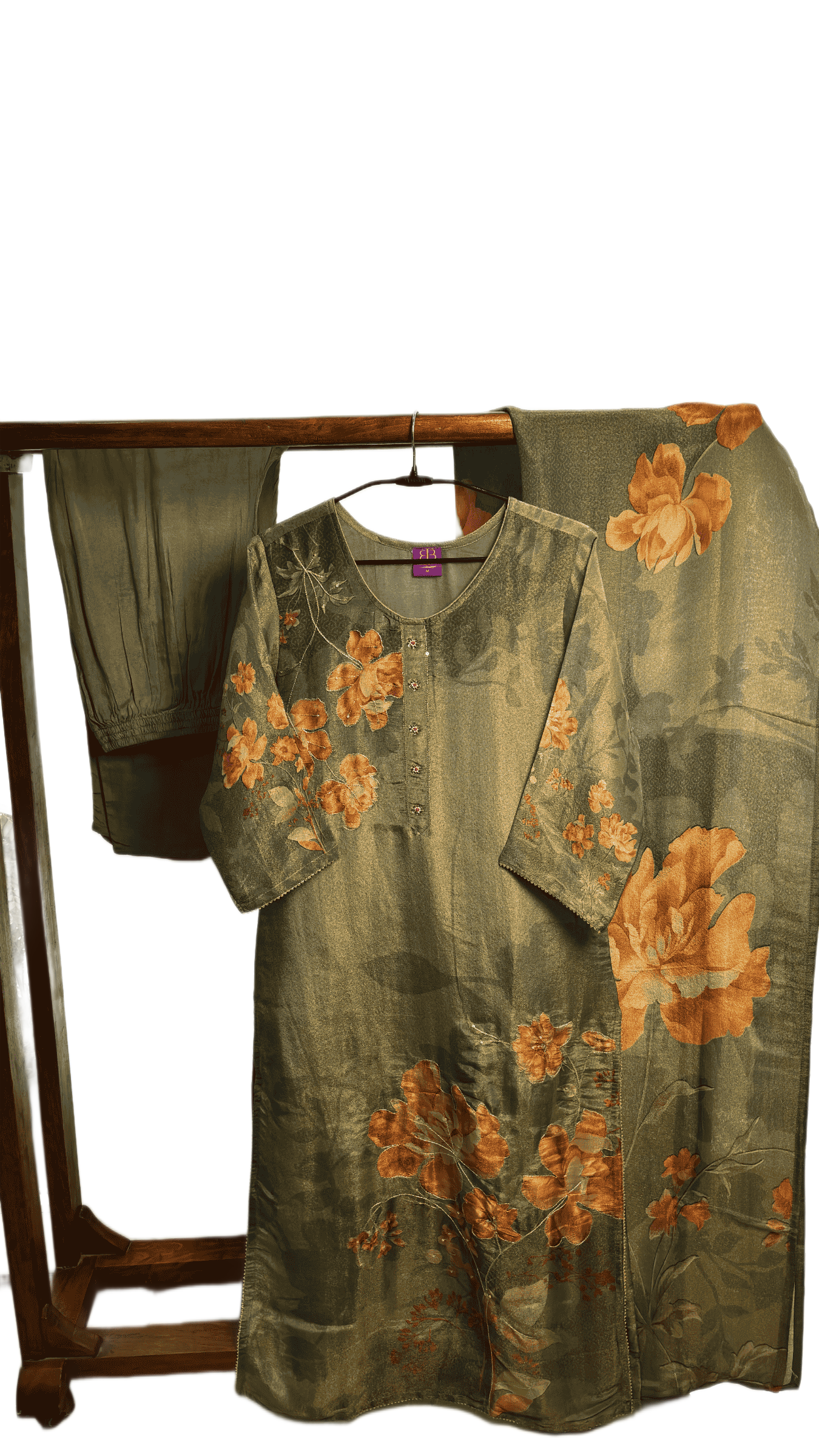 Jaitoon Aura Tissue Silk Suit Set