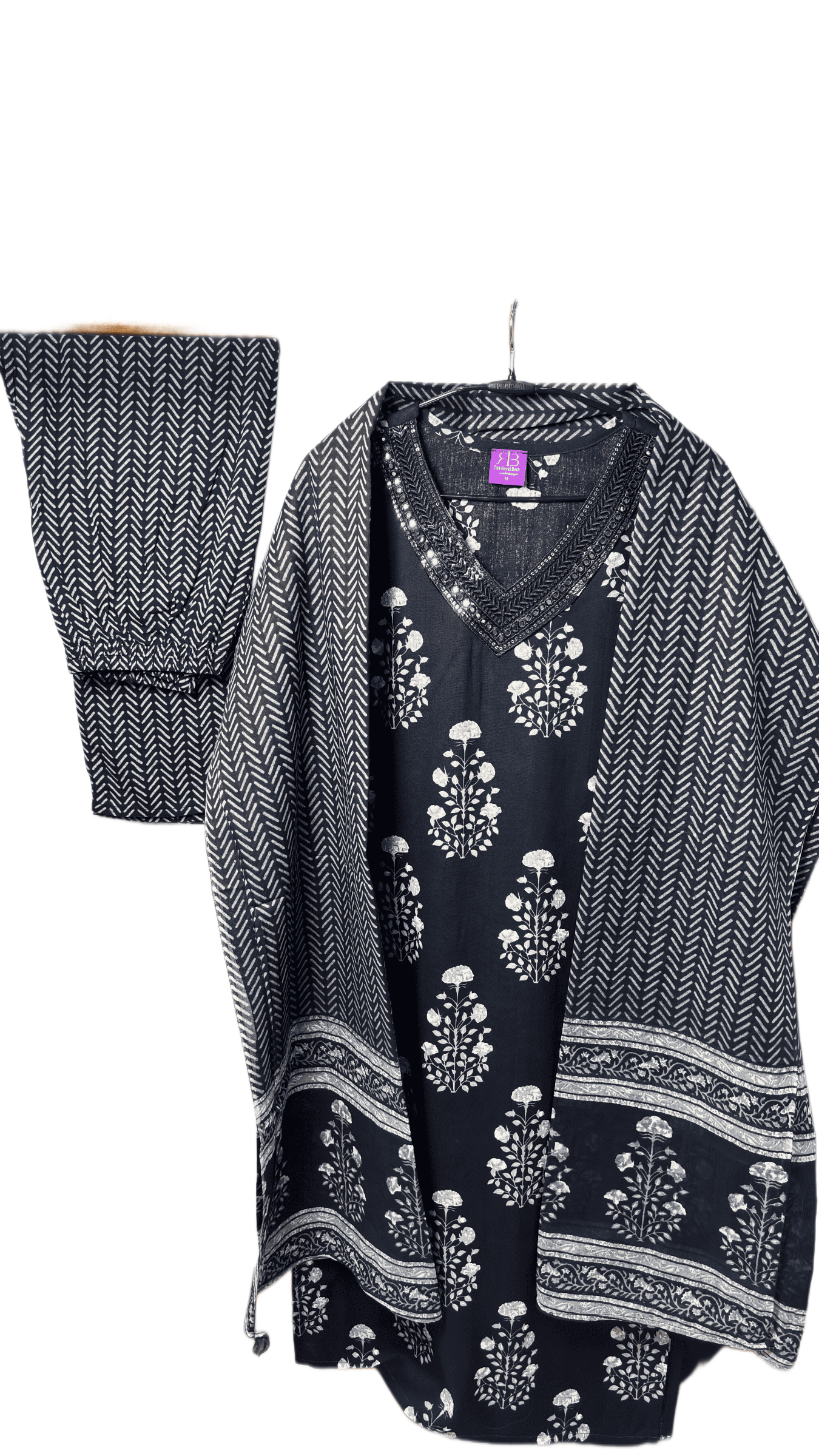 Ebony Elite Cotton Suit Set