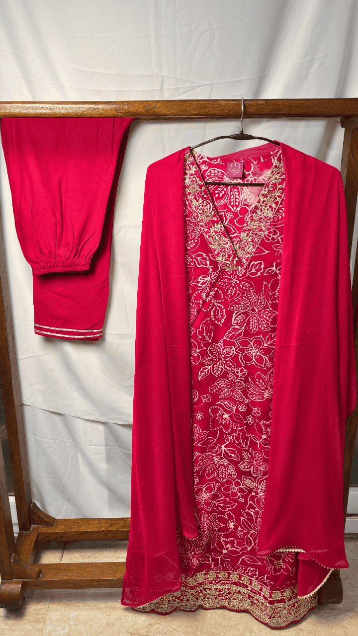 Fuchsia Splendor Kurta Suit Set