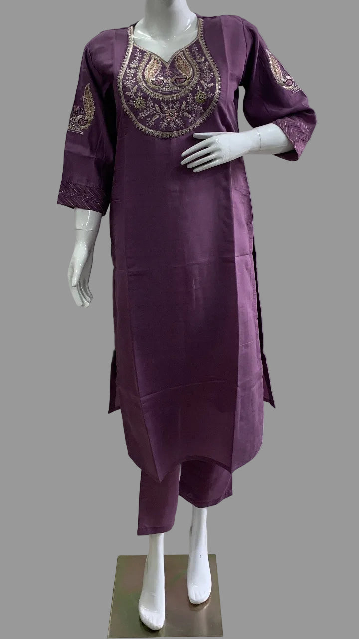 Lilac Royale Kurta Suit Set