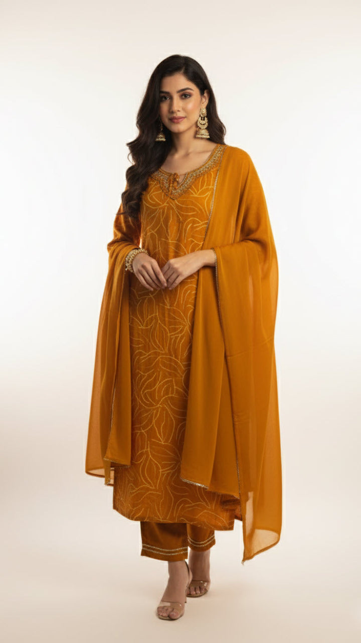 Peet Monarch Rayon Printed Suit Set