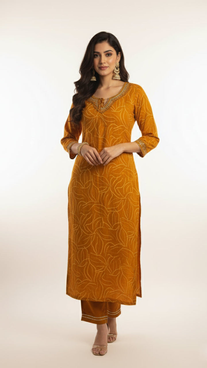 Peet Monarch Rayon Printed Suit Set