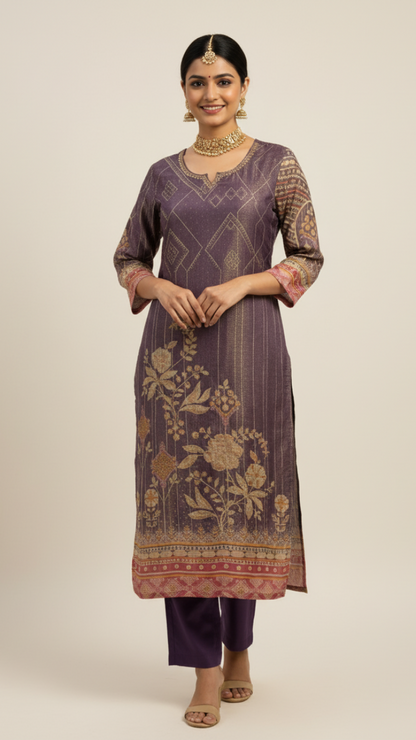 Jamuni Glimmer Tissue Silk Suit Set