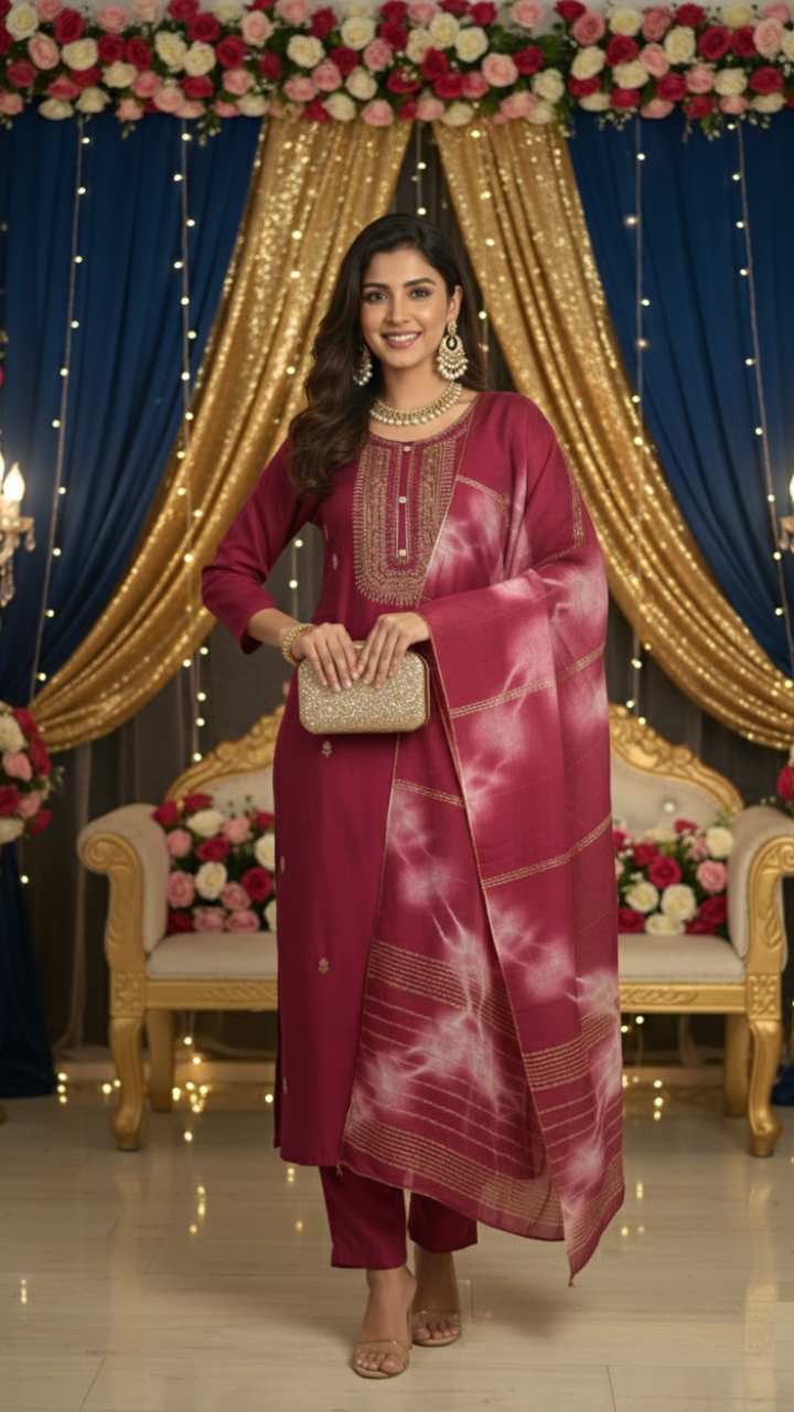 Noor-e-Rose Kurta Suit Set