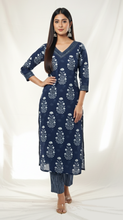 Neelam Mystique Cotton Suit Set